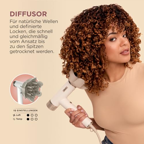 Shark SpeedStyle Haartrockner & RapidGloss Finisher mit Aufbewahrungstasche, 5 Styler, Für Alle Haartypen, Schnelltrocknend, Glättet Fliegende Haare, Keine Hitzeschäden, Ionisch, Seide, HD352EU