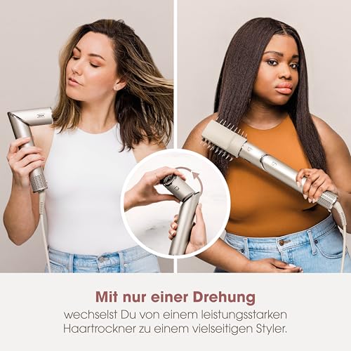 Shark FlexStyle Luftstyler & Haartrockner mit Auto-Wrap-Lockenaufsatz, keine extreme Hitze. Mehr Geschmeidigkeit und Glanz.