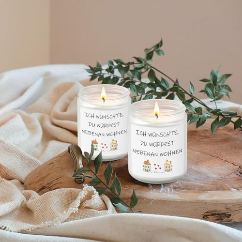 LUXHOMY Geschenk Freundin, Geschenke für Frauen, Kerzen Geschenk für Frau Freundin Mama Oma Schwester, Valentinstagsgeschenk für Frau, Geburtstagsgeschenk für Sie - Lavendel Duftkerze (200g)