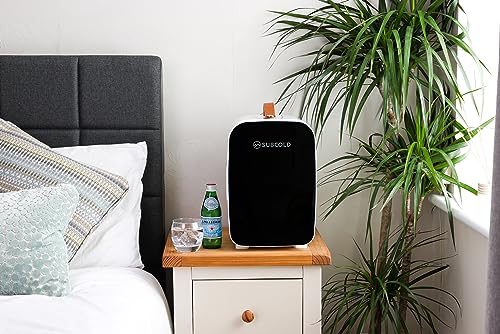 Subcold Pro10 Luxury Mini Fridge Cooler | Compact 10L Portable Small Fridge 12V & 240V | Efficient, Quiet Cooling System | Ideal for Bedroom, Office, Beauty & Car | (Black)