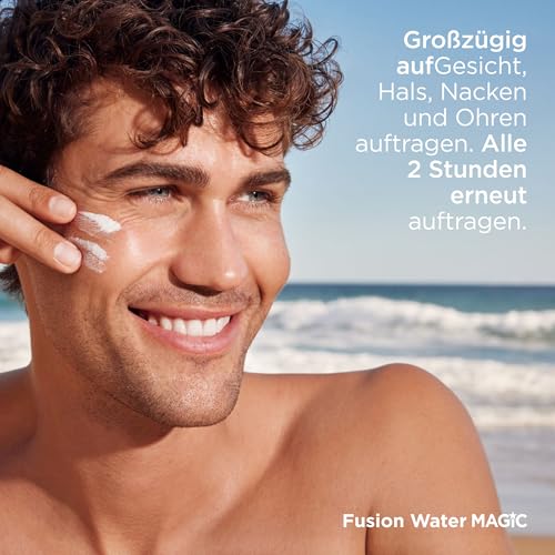 ISDIN Fusion Water Magic LSF 50 | Sonnencreme für das Gesicht zur täglichen Anwendung | Ultraleichte Textur, 50 ml