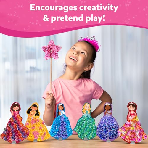 Skillmatics Poke-in Art - Magical Princesses, Mess-Free Fun for Kids, DIY Craft Kits, Creative Activity, Gifts for Girls & Boys Ages 4, 5, 6, 7, 8, 9
