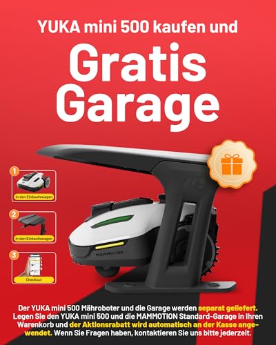 MAMMOTION Garage Standard für LUBA AWD Serie, YUKA Serie,YUKA mini Serie,LUBA mini AWD Serie