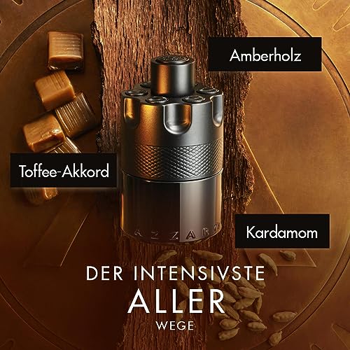 Azzaro The Most Wanted Intense Herren Parfum | Eau de Parfum für Herren | Vaporisateur/Spray | Langanhaltend | Kräftig-würziges Duftspray | 100ML