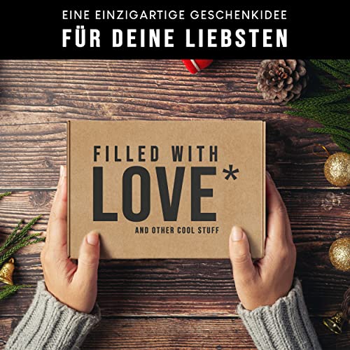 kupi Vatertagsgeschenk für Papa | Geschenk Vatertag Brettchen | Vatertagsgeschenke Bester Papa Geschenke | Frühstücksbrettchen + Schlüsselanhänger mit Untersetzer