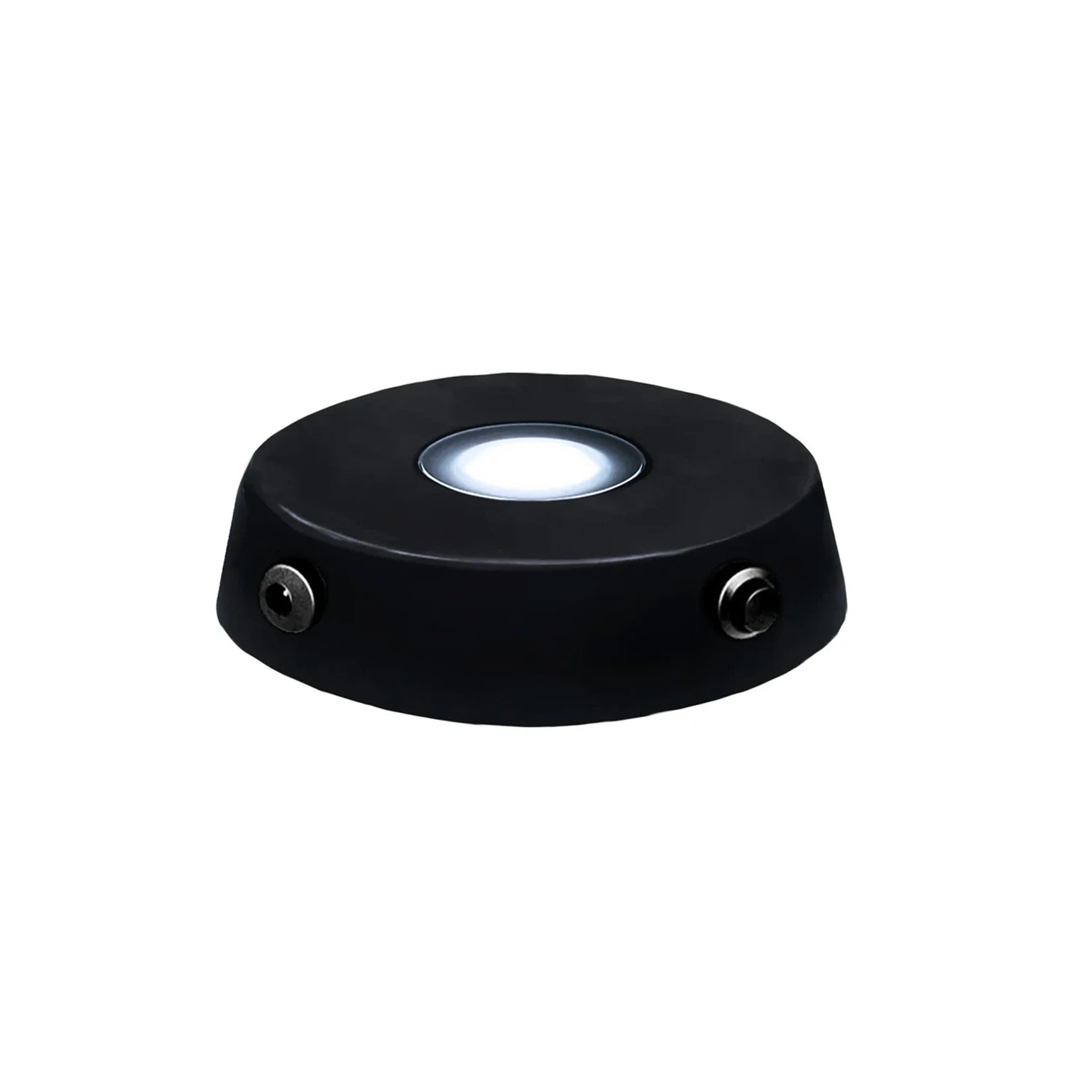 Essentials Wood Light Base - Round - Black - Image 1