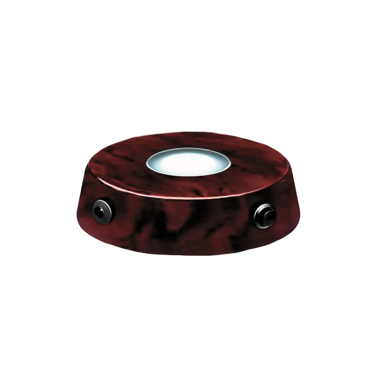 Essentials Wood Light Base - Round - Rosewood - Image 1